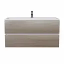 Тумба под раковину подвесная Uperwood Barsa 293020533 100см цвет белый