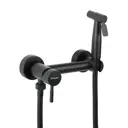 Смеситель с гигиеническим душем однорычажный OXFORD FIXSEN цвет черный матовый