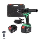 Дрель-шуруповерт аккумуляторная ударная бесщеточная Zitrek Green Impact 18V 063-4046, 18 В Li-Ion 2x6 Ач
