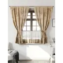 Комплект штор Comfy way CW705189-160 на шторной ленте 160x150 см цвет бежевый, коричневый