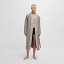 Халат кимоно Boss Plain Concrete L цвет Серый
