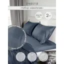 Наволочка Denastia BASIC COLLECTION C060266 70x50 см сатин 2 шт цвет синий