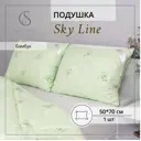 Подушка Selena "Sky line" 50x70 см бамбук