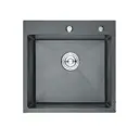 Врезная мойка Gerhans K35050B 45x40x22 см нержавеющая сталь 304 цвет черный