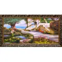 Картина в раме Русская коллекция "Южный пейзаж" 78x41 см