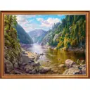 Картина на холсте Русская коллекция Мороз БС-x3, 68x88 см