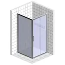 Душевой уголок Gutewetter 3359524858 квадрат 115x115см серебро профиль эффект стекла матовый