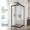 Душевая ширма GuteWetter 487052490 квадратная 115x115см