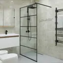 Душевая перегородка Gutewetter 795093900 80x220см черный профиль