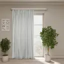 Штора на ленте Меланж 200x280 см цвет серебро
