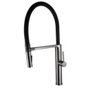 Смеситель для кухни Maxonor pure life PL4451-9/7 гибкий излив 16.6 см цвет графит