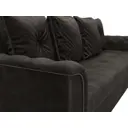 Диван раскладной Лига диванов 228x83x79 см велюр цвет brut 17 коричневый