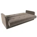Диван раскладной Лига диванов 201x89x82 см велюр цвет коричневый