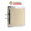 Выключатель сенсорный встраиваемый Werkel Встраиваемые механизмы W4522011 1 клавиша с подсветкой цвет шампань
