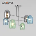 Потолочная люстра в стиле лофт EUROSVET 70141/6 хром