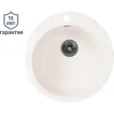 Мойка для кухни врезная KONSENSA 51x51 см глубина чаши 31 см кварц цвет белый