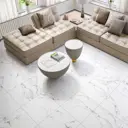 Глазурованный керамогранит Dako Bonomi 60x60 см 1.8 м² матовый с карвингом цвет белый