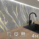 Стеновая панель Фартукофф Порто Венере 400x60x0.1 см ПВХ цвет разноцветный
