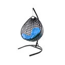 Кресло подвесное M-group 11030403 Капля Люкс 1-но местное до 120 кг черный