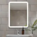 Зеркало в ванную комнату Стелла Лайт 60x80 см с подсветкой