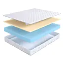 Матрас Dreamexpert Roll Latex DEXDE7637988 160x190x18 см беспружинный 2-спальный