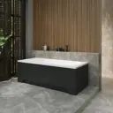 Ванна акриловая Helmken Edelva 4442113N1S 150x70 комплект 4 в 1 цвет белый/черный