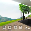 Стеновая панель Фартукофф ФФ - 1 400x60x0.1 см ПВХ цвет белый/зеленый