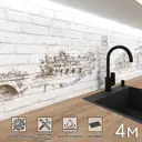 Стеновая панель матовая Фартукофф ФФ - 113 400x60x0.15 см ПВХ цвет бежевый