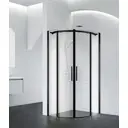 Душевой уголок BelBagno ACQUA-R-2-90-C-NERO 90x90см
