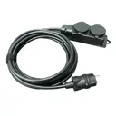 Удлинитель-шнур силовой iTOK тип SU i-connect-SU-KG-315-2-44-3 2 розетки с заземлением 3x1.5 мм 3 м 3500 Вт цвет черный