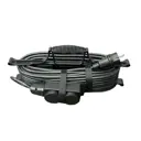 Удлинитель-шнур силовой iTOK тип SUR i-connect-SUR-KG-325-2-44-15 2 розетки 3x2.5 мм 15 м 16500 Вт цвет черный