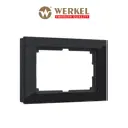 Рамка для розеток и выключателей Werkel Favorit 1 пост цвет черный