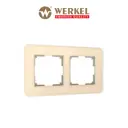 Рамка для розеток и выключателей Werkel Elite W0022443 2 поста цвет айвори