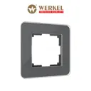 Рамка для розеток и выключателей Werkel Elite 1 пост цвет графит