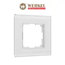 Рамка для розеток и выключателей Werkel Senso W0013101 1 пост цвет белый