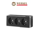 Розетка накладная Werkel W5073135 цвет хром