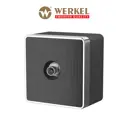 Розетка телевизионная накладная Werkel Gallant a051343 цвет графит