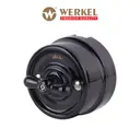 Выключатель накладной Werkel a051452 Ретро 2 клавиши цвет черный