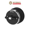Выключатель накладной Werkel Накладные механизмы Vintage черный матовый/хром a058778 1 клавиша цвет черный