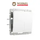 Выключатель встраиваемый Werkel a059270 1 клавиша с подсветкой цвет белый матовый