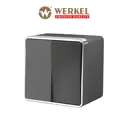 Выключатель накладной Werkel Gallant a051336 2 клавиши цвет графит