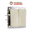 Выключатель встраиваемый Werkel Встраиваемые механизмы W1120143 2 клавиши с подсветкой цвет айвори