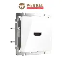 Розетка HDMI встраиваемая Werkel W1186001 цвет белый