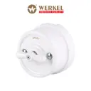 Выключатель накладной Werkel Ретро W5620001 4 положения цвет белый