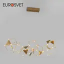 Светильник подвесной светодиодный Eurosvet 90368/7 7 м² нейтральный белый свет цвет оранжевый/медный