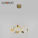 Светильник подвесной светодиодный Eurosvet 90369/5 5 м² нейтральный белый свет цвет оранжевый/медный