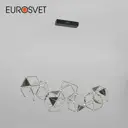 Светильник подвесной светодиодный Eurosvet 90368/7 7 м² нейтральный белый свет цвет черный