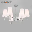 Люстра потолочная EUROSVET a060125 6 ламп 12 м² цвет хром