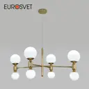 Люстра подвесная Eurosvet Bubble 8 ламп 13 м² цвет золото