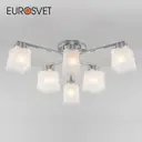 Потолочная люстра с плафонами EUROSVET 30162/6 хром